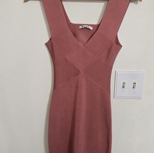Alexander Wang Dusty Rose Mini Dress